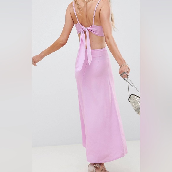 Flynn Skye Pink Cutout Midi Dress - Picture 6 of 6